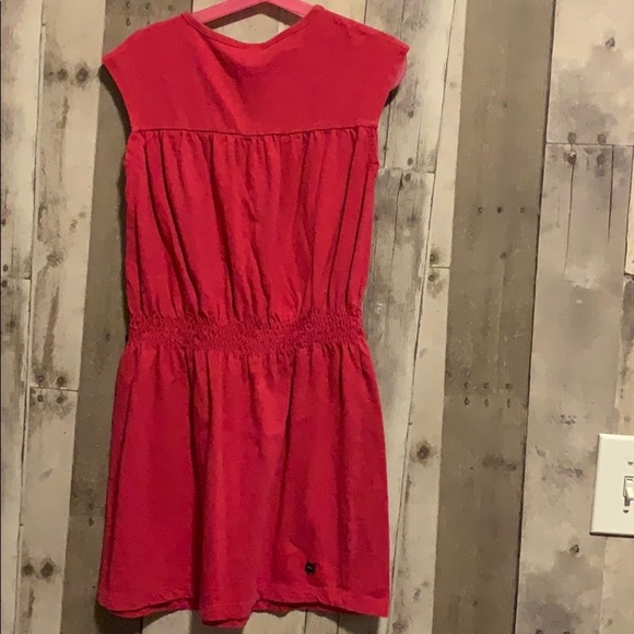 Tea collection girls pink cotton sun dress size 7 - Picture 3 of 5